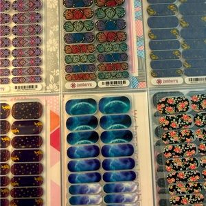 Jamberry Nail Art Collection (180 full sheets) plus albums